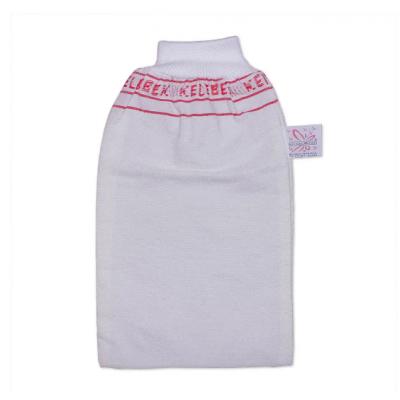 Рукавичка для пілінгу, кесе з манжетою (мягка)